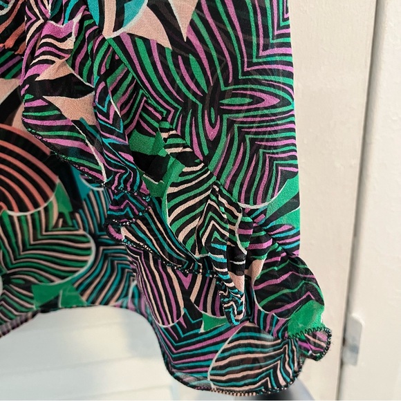 Marc Jacobs Designer Silk Ruffle Mini Skirt - Picture 8 of 16